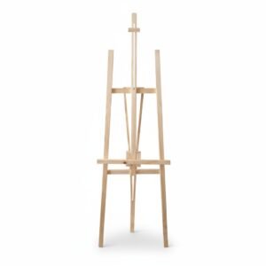 Caballete / Atril de Pintura Profesional | Madera de Pino Reforzada | Altura Ajustable